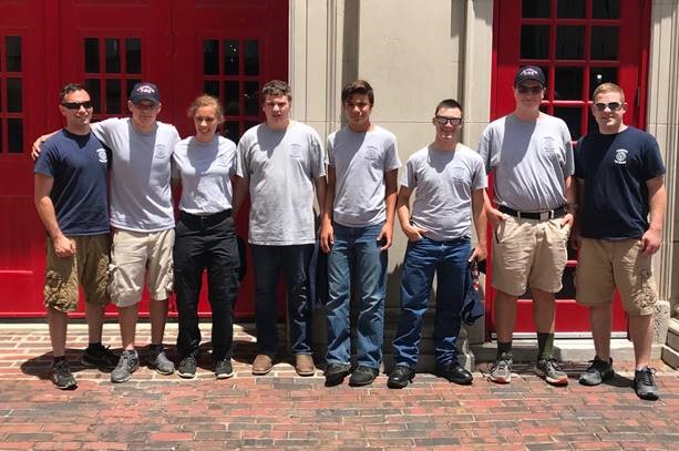 FFD Explorers at Memphis Fire Museum