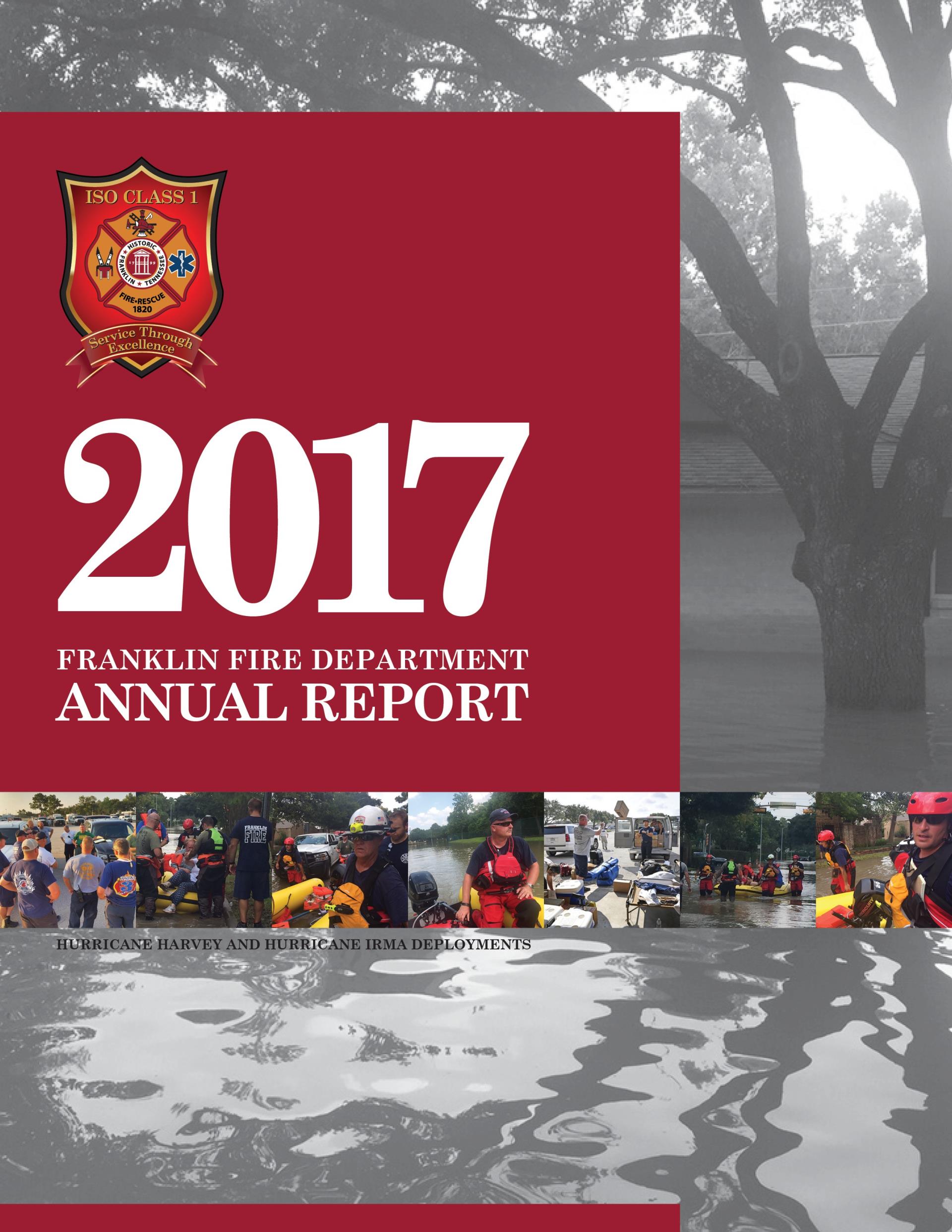 Franklin Fire Department 2017 Annual Report