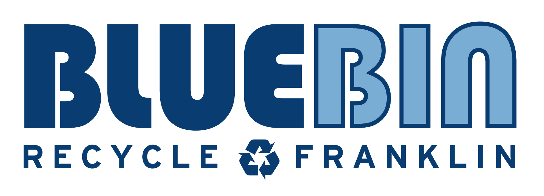 Blue bin logo for recycling