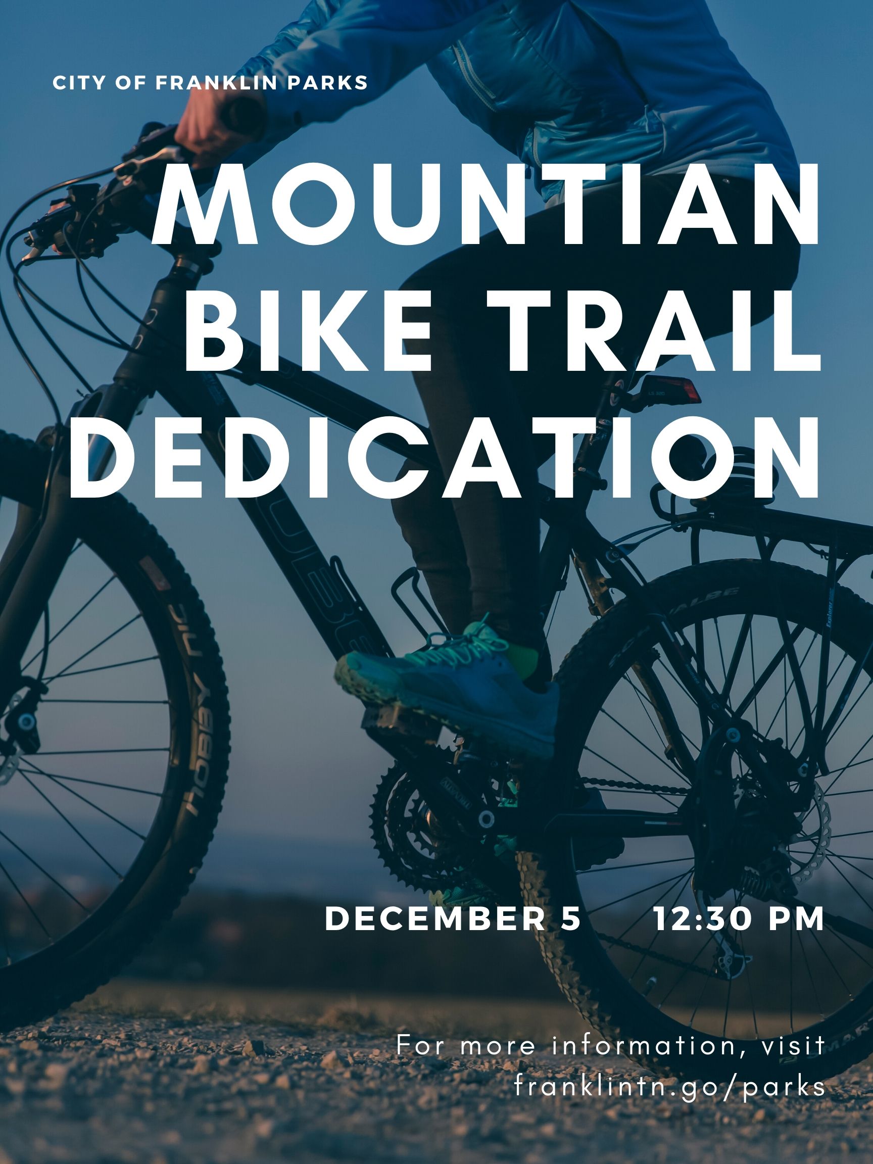 Mountain Bike Trail Grand Opening Flyer