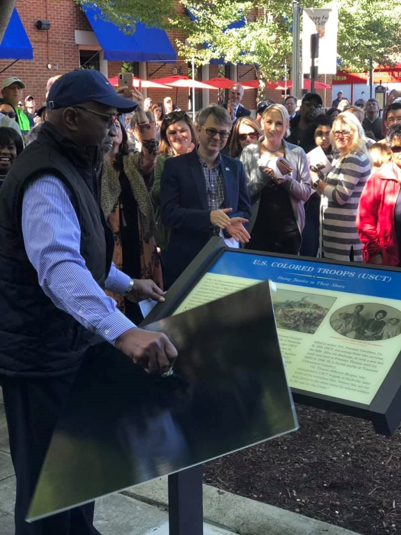 Unveiling of Fuller Story Marker