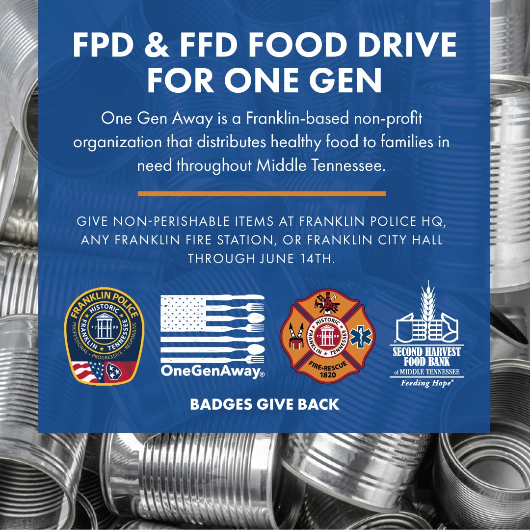 FFD & FPD Food Drive for One Gen Away