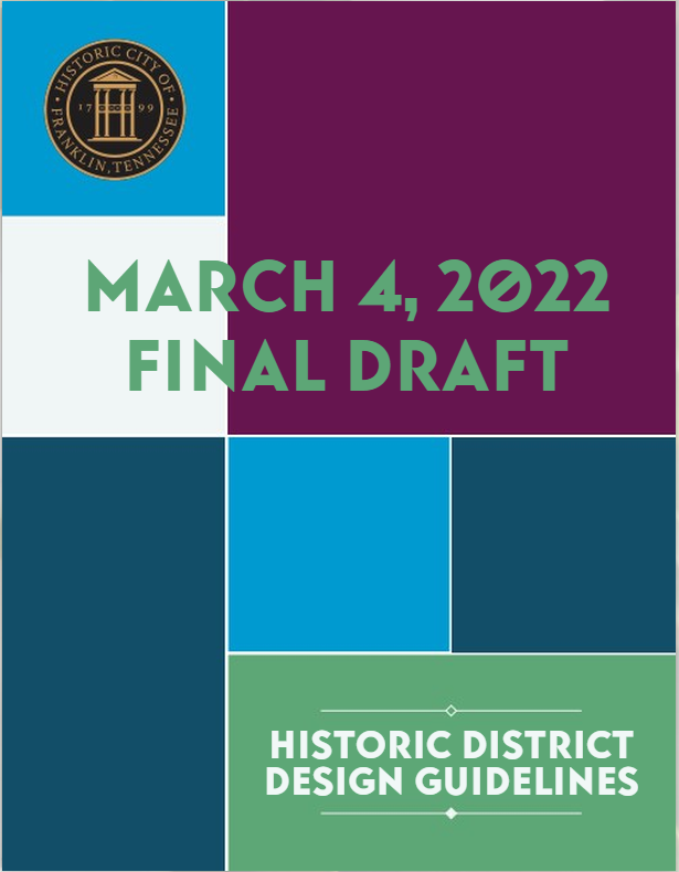 Historic District Design Guidelines Final Draft