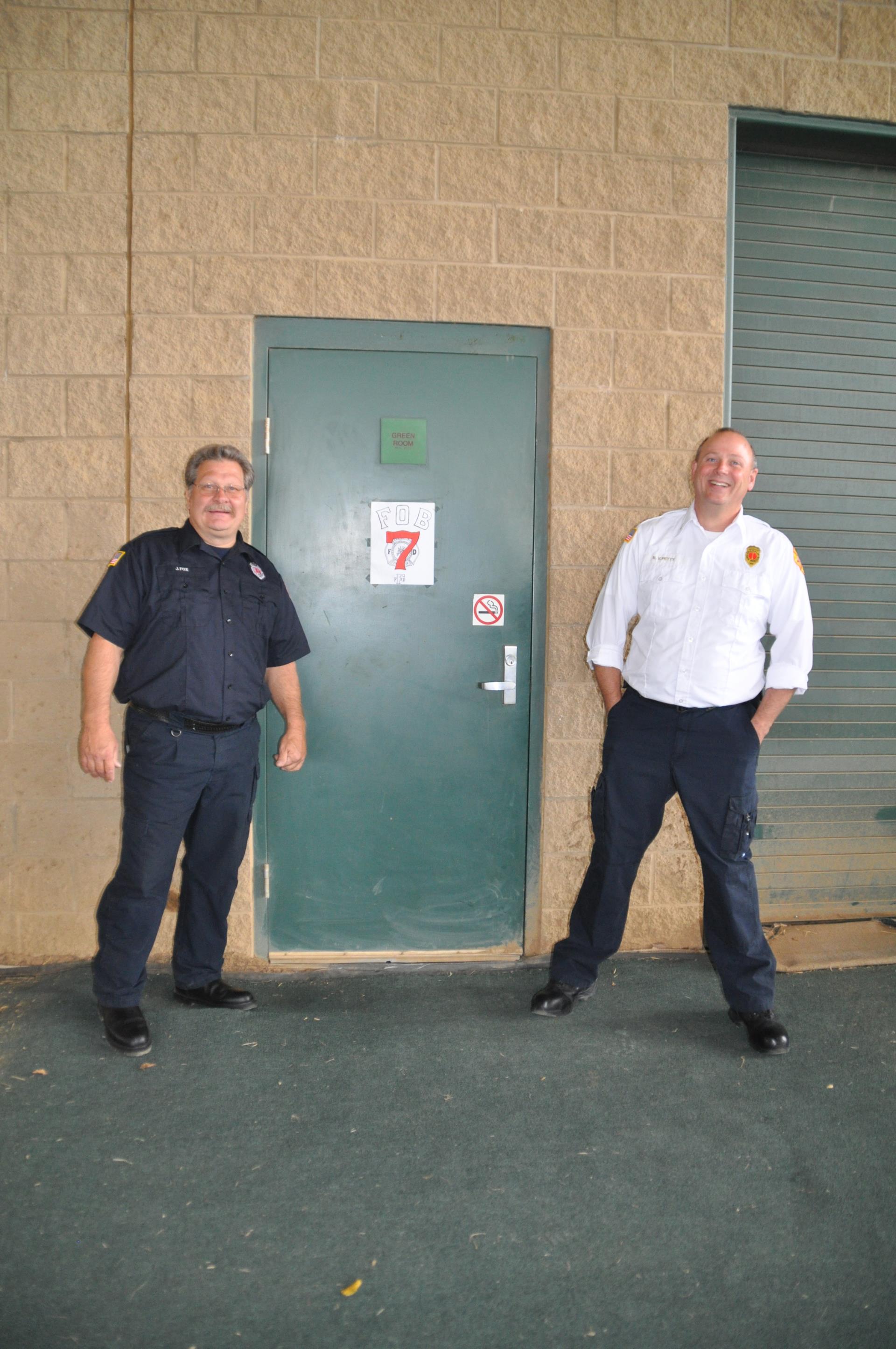 Firefighter James Fox & Lt. Roddie Petty