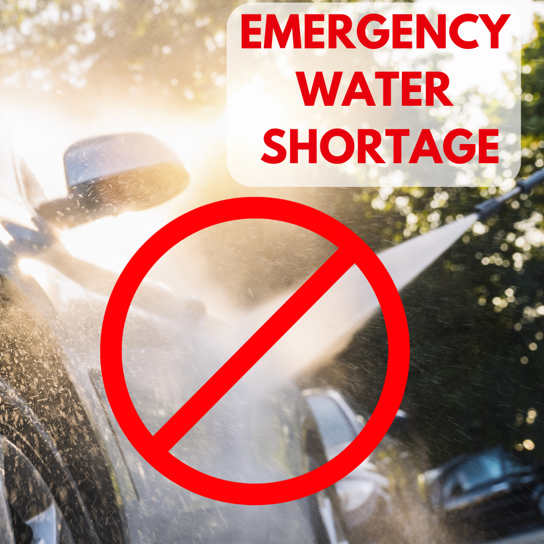 Emergency Water Shortage declared