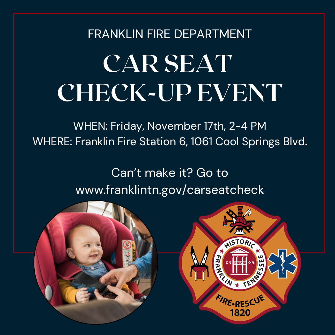 Car Seat Check-up Event 11/17/2023