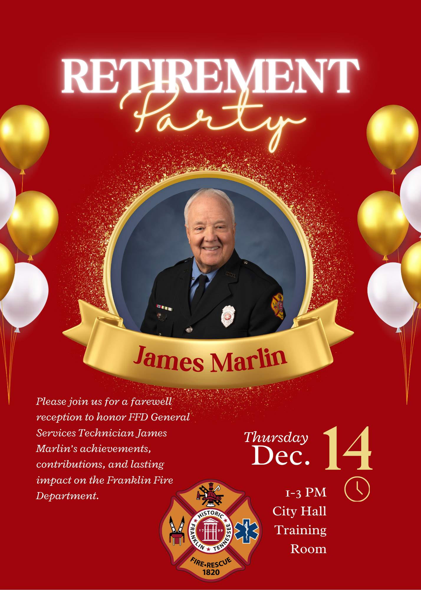 James Marlin Retirement