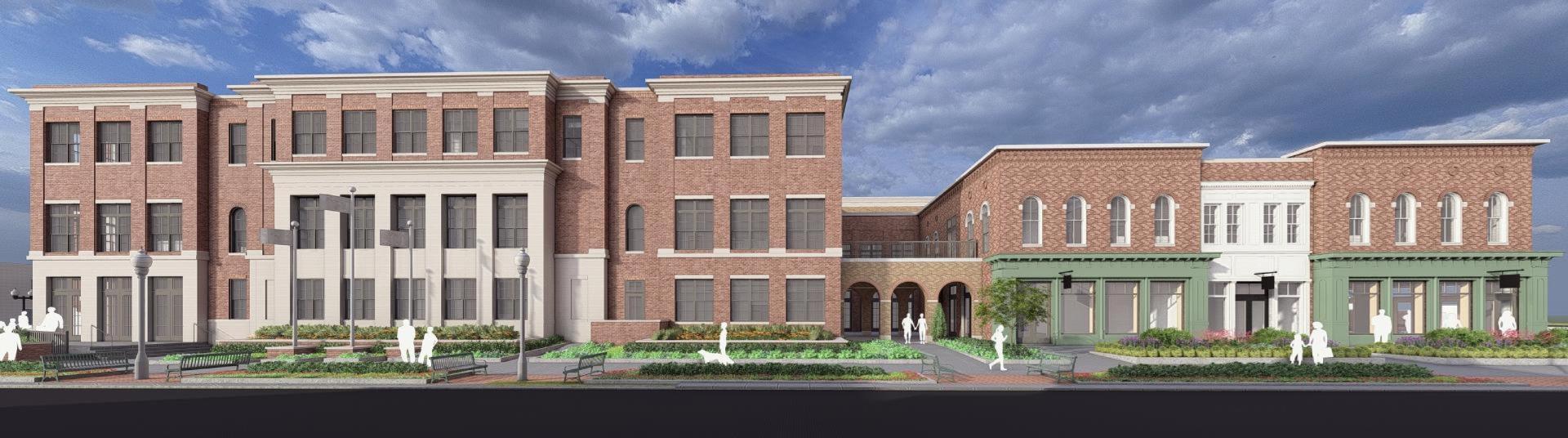 Side rendering of New City Hall