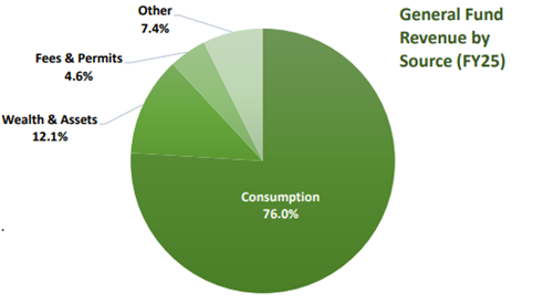 General Fund by revenue