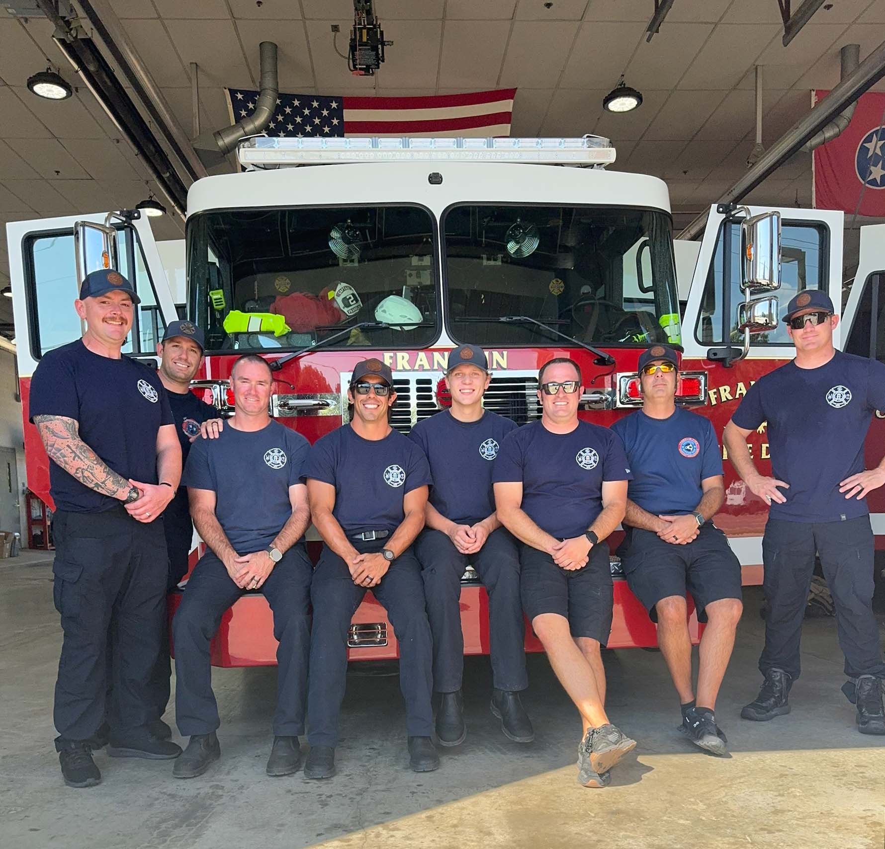 FFD Station 2 crew with new Engine 2