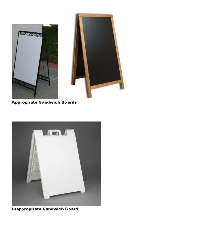 Photo of Example Sandwich Boards