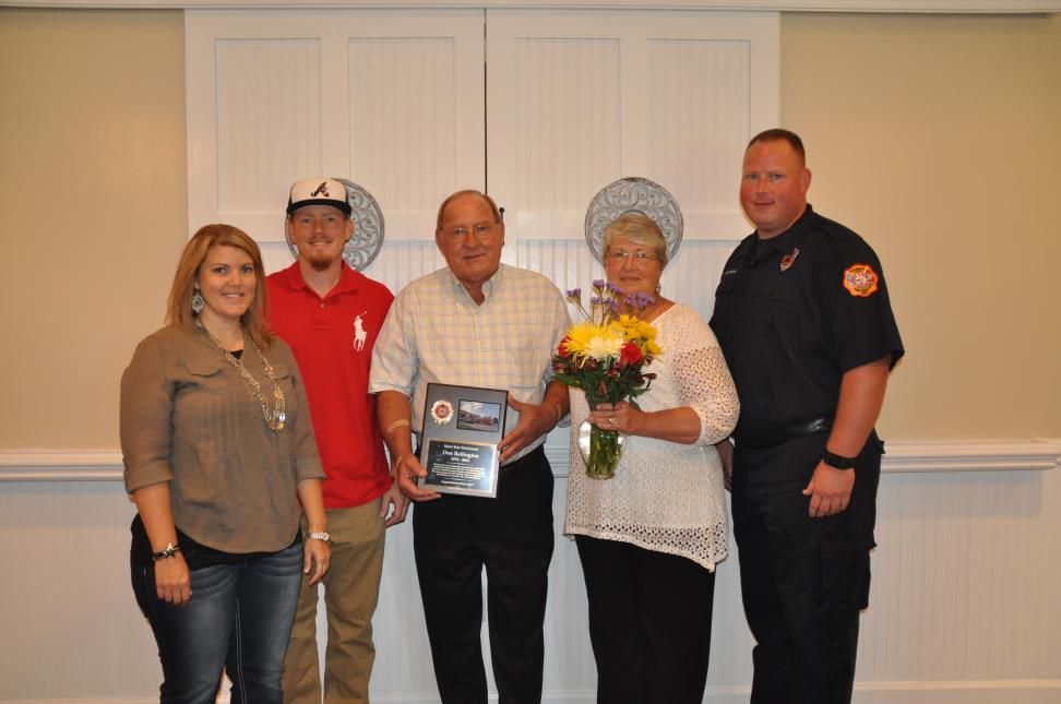 Amy Waugh, Ben, Don, Lynda and Rodney Ballington